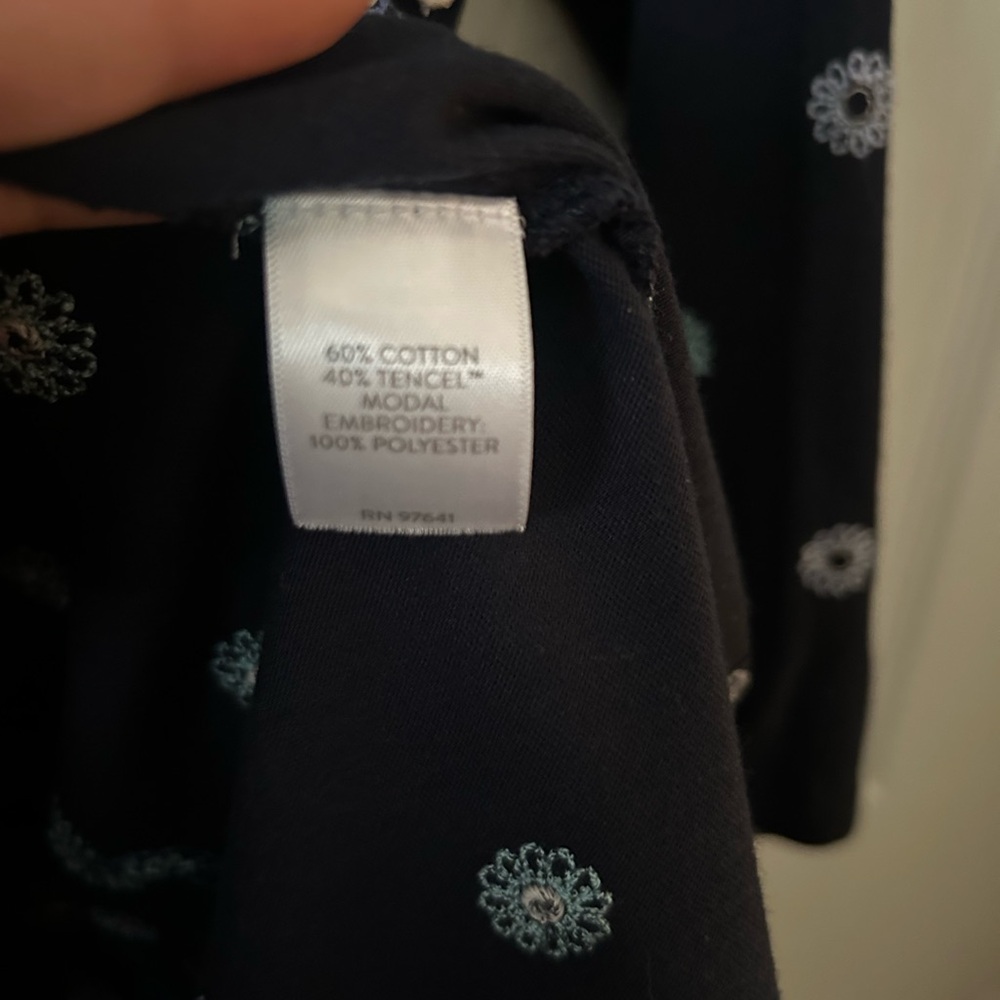 J.Jill Flagstaff Embroidered Patchwork Blouse Xl - image 5